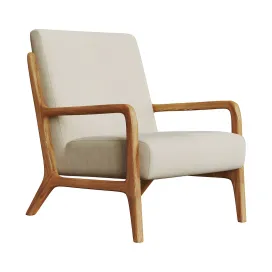 Zara Home Ash Wood Linen Armchair